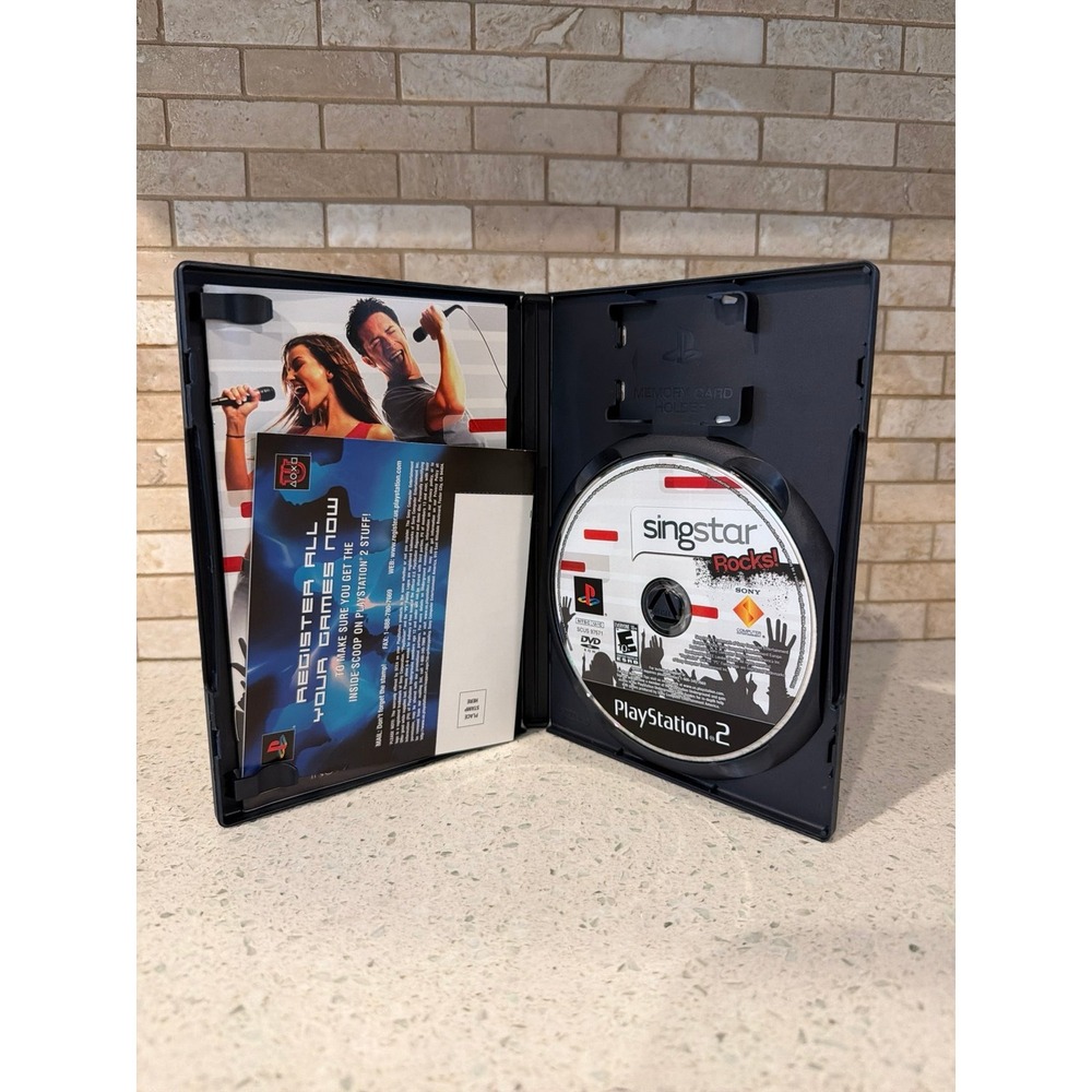 SingStar Rocks PS2 Karaoke Game - Picture 3 of 3